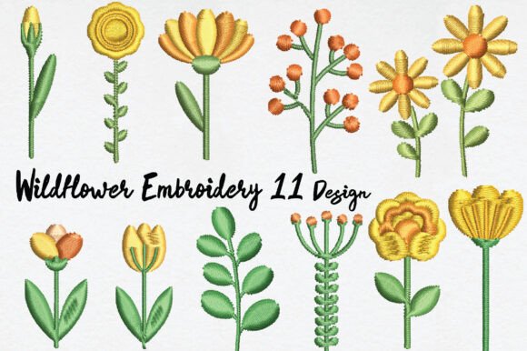 Download Wildflower Embroidery Bundle - Bundle Collection