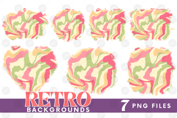 Download Retro Background Bundle Png Fluid Paper - Bundle Collection