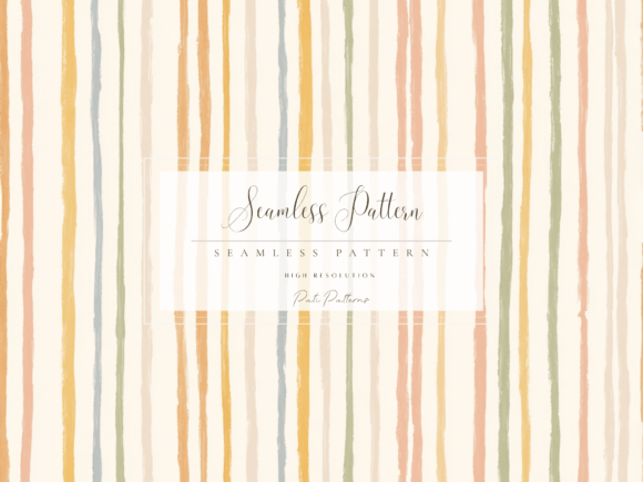 Download Kids Vintage Stripes Seamless Pattern PNG - Pattern Collection