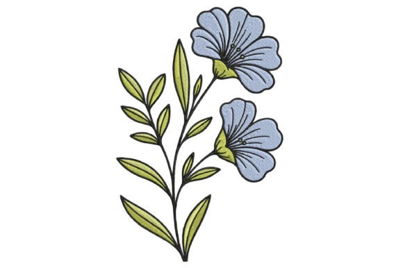 Download Wildflower Embroidery Design - Sign Collection