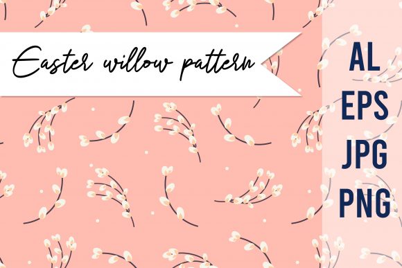 Download Easter Willow Pattern | Spring Pattern - Pattern Collection