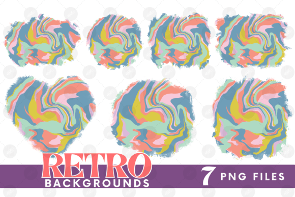 Download Retro Background Bundle Png Fluid Paper - Bundle Collection