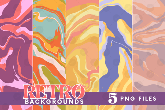 Download Retro Background Bundle Png Fluid Paper - Bundle Collection