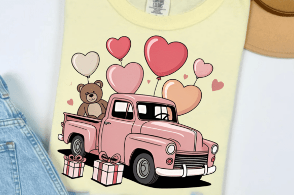Download Valentine's Day Truck PNG Clipart Design - Sign Collection