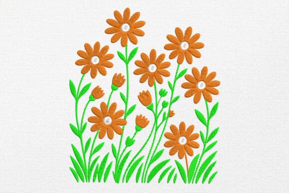Download Wildflower Embroidery Design - Sign Collection