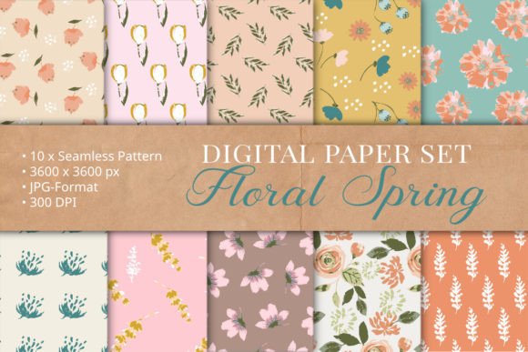 Download Floral Spring Pattern Set - Pattern Collection