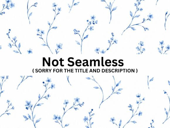 Download Minimal Blue Vine Floral Pattern - Pattern Collection