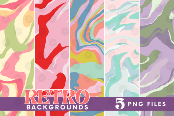 Download Retro Background Bundle Png Fluid Paper - Bundle Collection