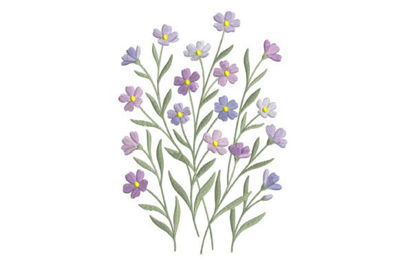 Download Wildflower Embroidery Design - Sign Collection