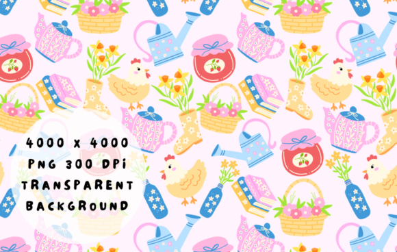 Download Aesthetic Cottage Spring Pattern - Pattern Collection