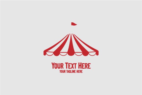 Download Cirque Circus Tent Stripes Logo Design - Sign Collection