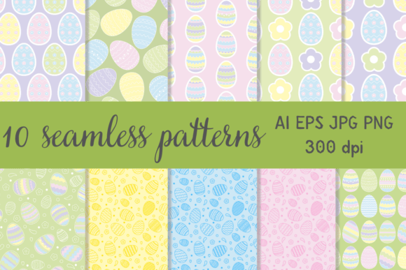 Download Easter Pastel Colors Seamless Pattern - Pattern Collection