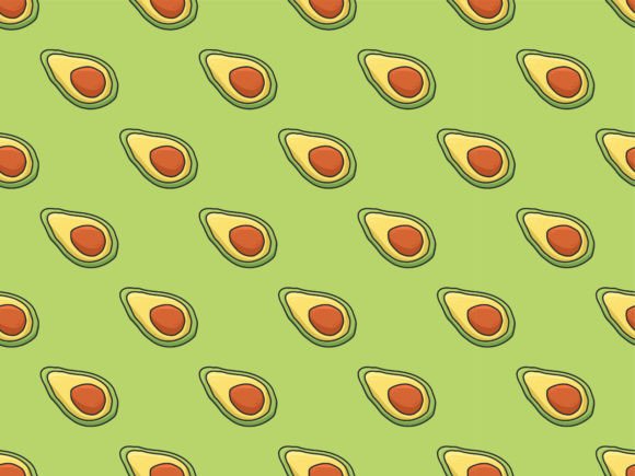 Download Avocado Seamless Art Modern Pattern Back - Pattern Collection