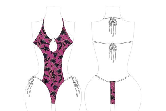 Download Romspattern™ TropiGaze Monokini - Pattern Collection