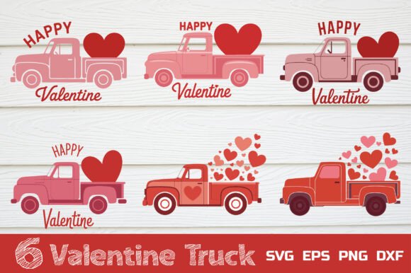 Download Valentine Truck SVG Bundle - Bundle Collection