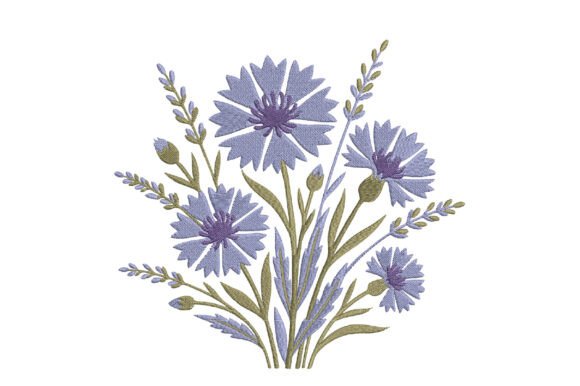 Download Lavender Wildflower Embroidery Design - Sign Collection