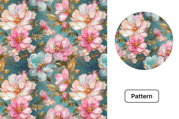 Download Romantic Luxury Floral Spring Pattern - Pattern Collection