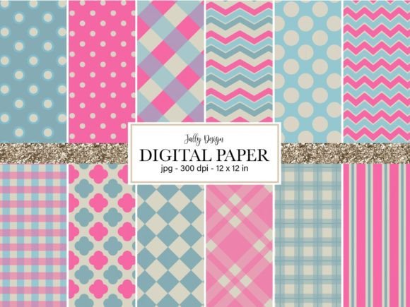 Download Blue and Pink Patterns - Pattern Collection