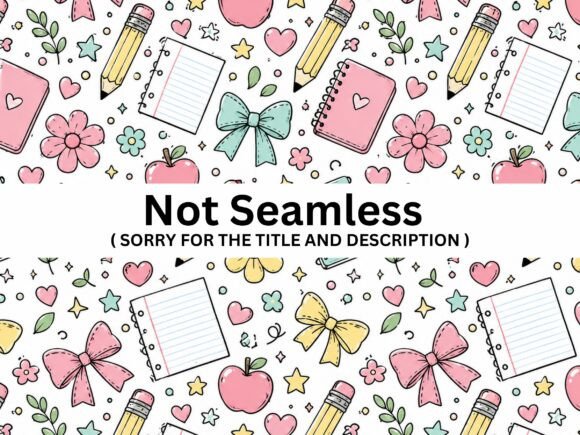 Download Cute School Supplies Pattern PNG - Pattern Collection