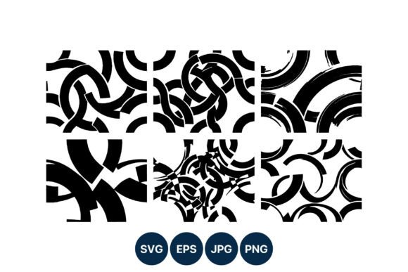 Download Abstract Black White Curved Line Pattern - Pattern Collection