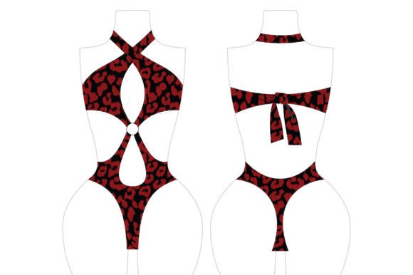 Download Romspattern™ Leopard Monokini - Pattern Collection