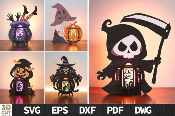 Download Spooky Halloween Lantern SVG Bundle - Bundle Collection