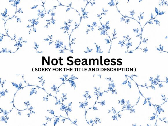 Download Blue Vintage Floral Seamless Pattern - Pattern Collection