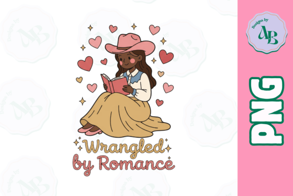 Download Bookish Cowboy Romance Funny PNG Design - Sign Collection